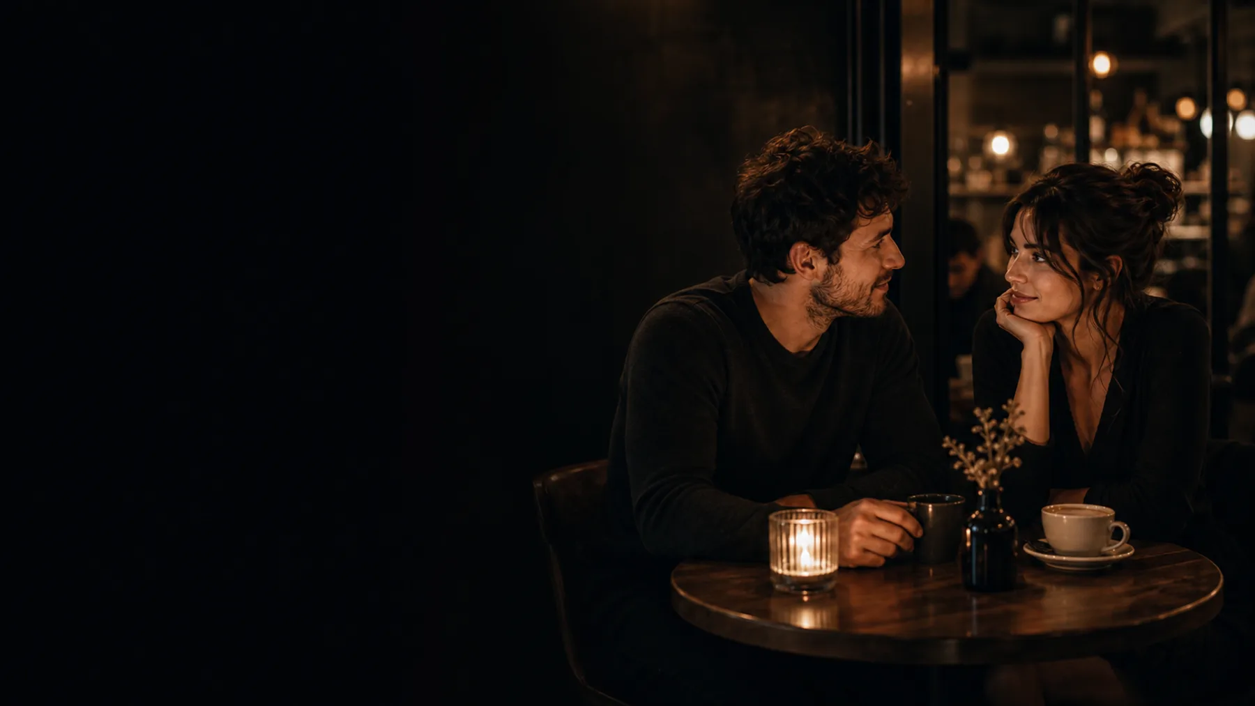 Echtes Kaffee-Date in einem stilvollen Café in Berlin